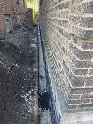 Patio installation